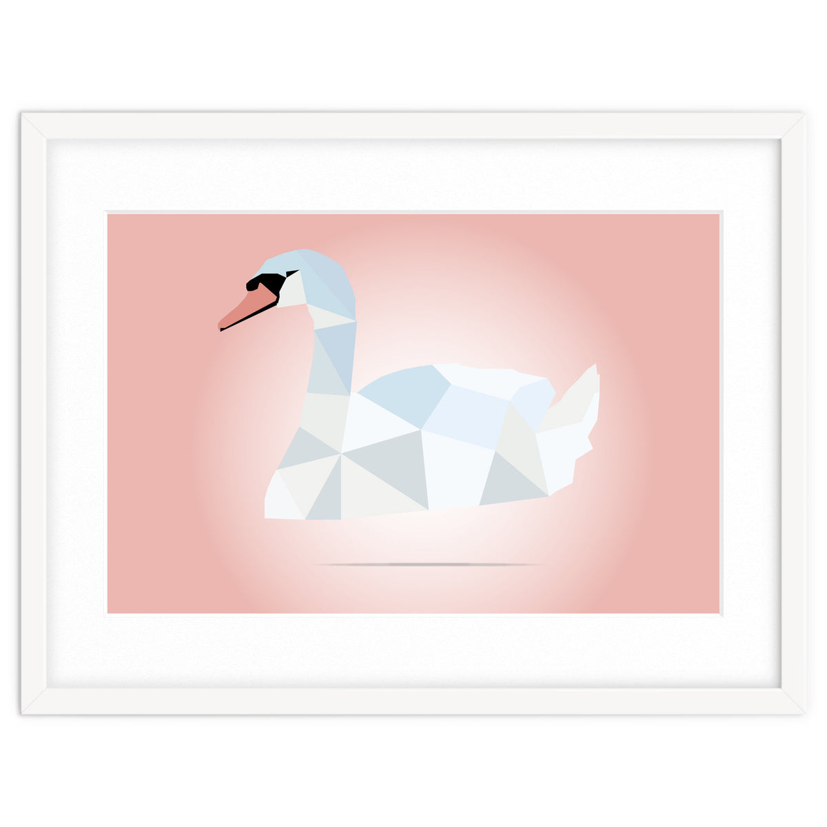 Swan Low Poly Art