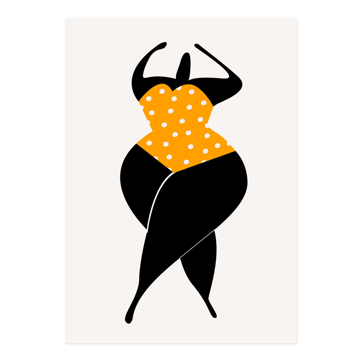 Dancing In The Sun Yellow (Print Only)