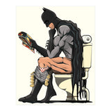 Batman on the Toilet (Print Only) thumbnail