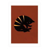 Black Cat Modern Terracotta (Print Only) thumbnail