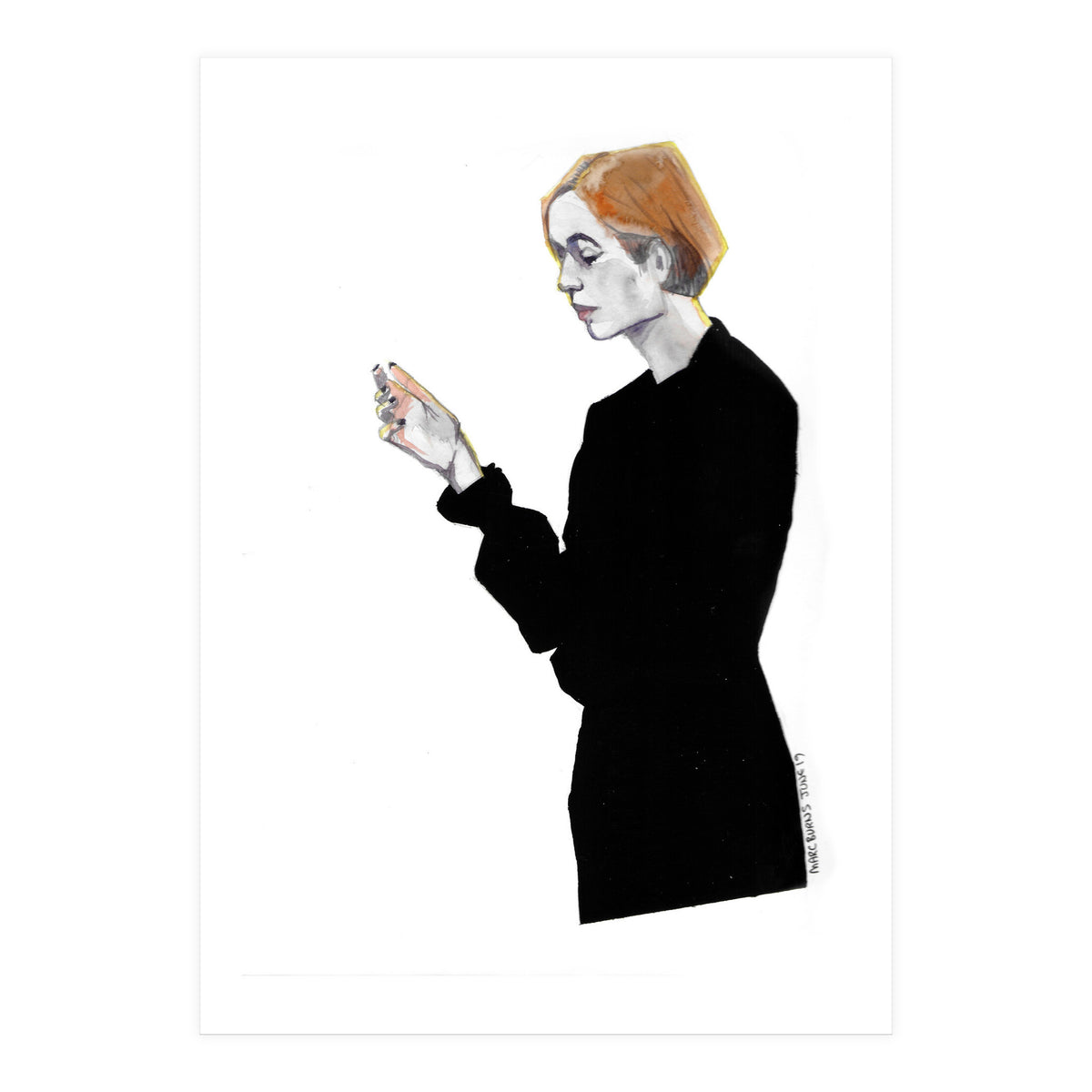 Untitled #33 - Woman without a cigarette (Print Only)