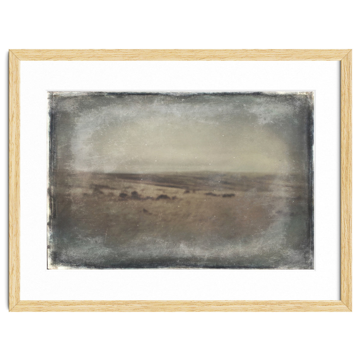 Bleak winter landscape of Saddleworth Moor