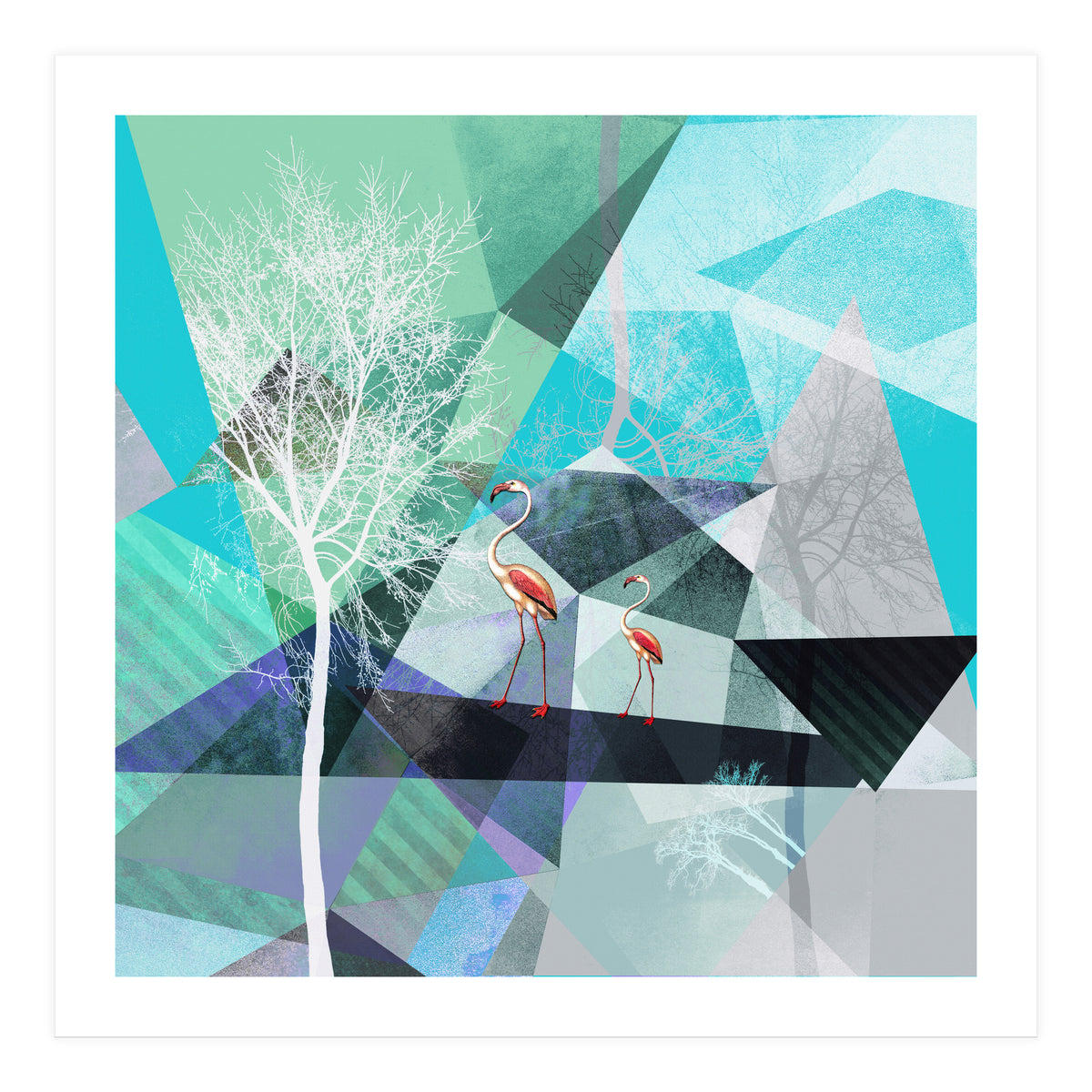 FLAMINGOS P19-A2   (Print Only)