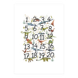 Dinosaur Numbers  (Print Only) thumbnail
