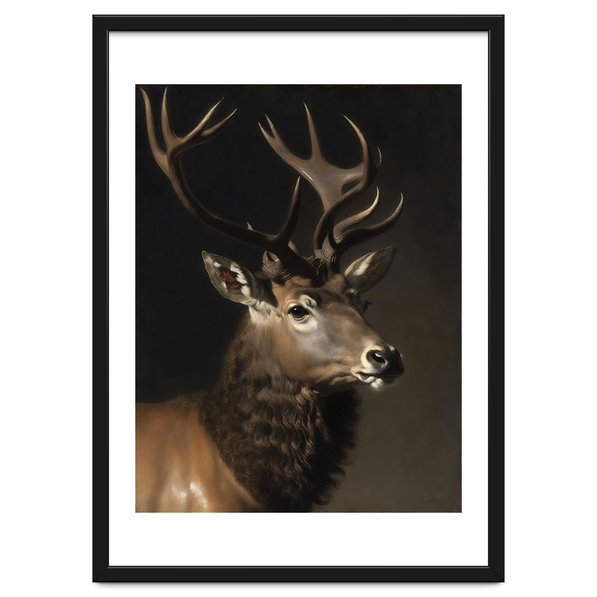 Stag Classical Oil Painting