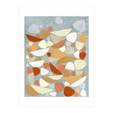 Sea Bed Orange Abstract (Print Only) thumbnail
