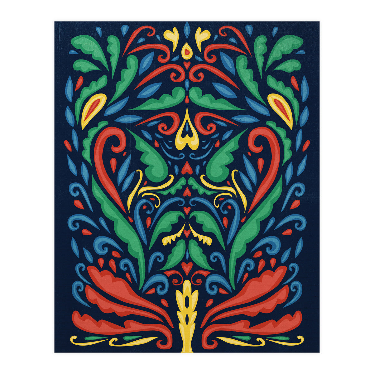 Art Nouveau Folk Art Style (Print Only)