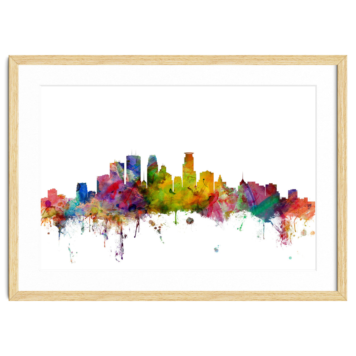 Minneapolis Minnesota Skyline