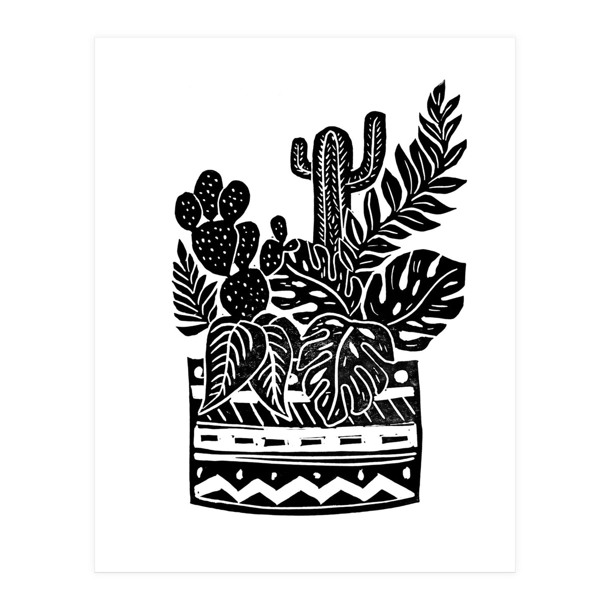 Botanical Pot  (Print Only)