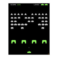 Space Invaders (Print Only)