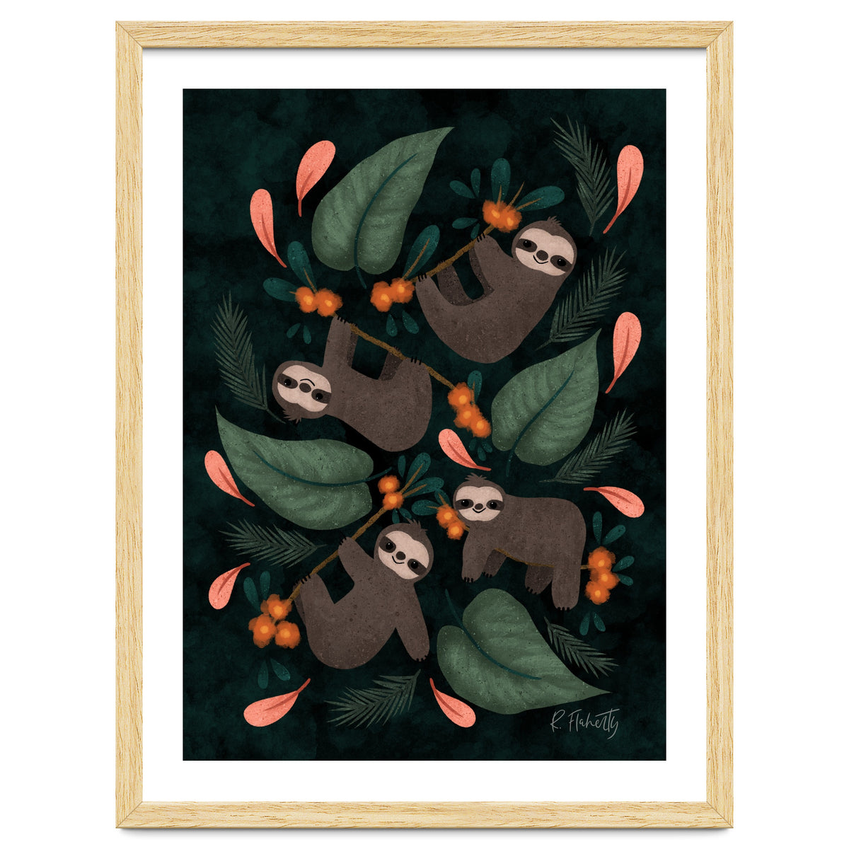 Floral Sloths
