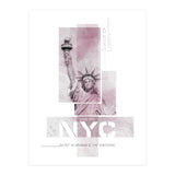 NYC Statue of Liberty | pink marble (Print Only) thumbnail