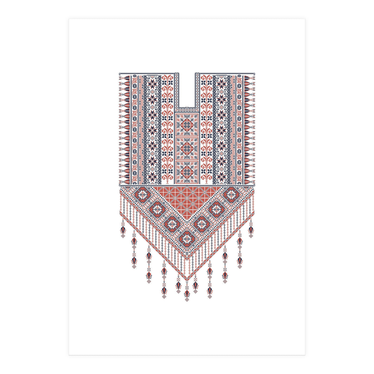 Tatreez Ornament 16 (Print Only)