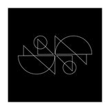 Tandem Cyclists | modern geometric (Print Only) thumbnail