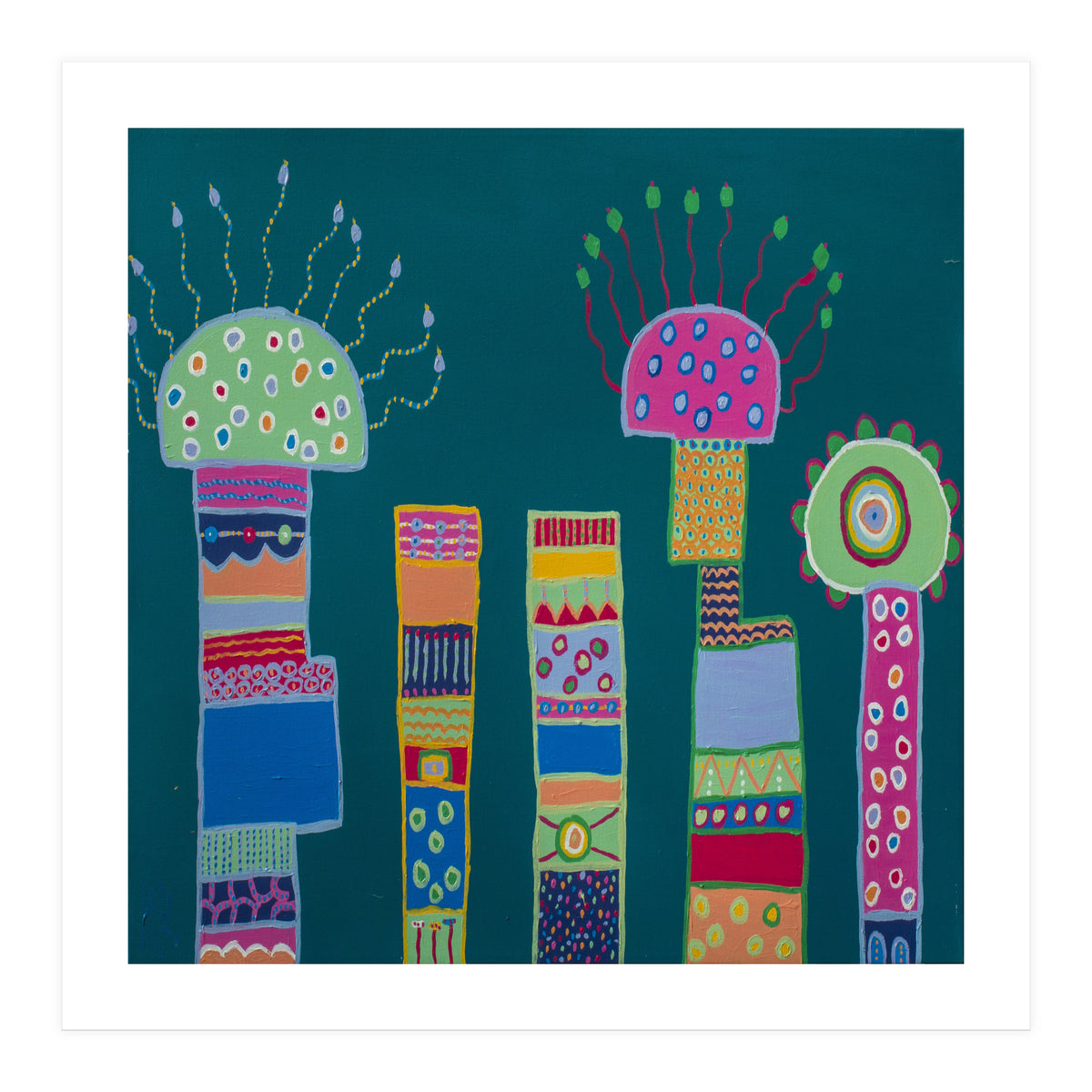 Buildings In Harmony (Print Only)