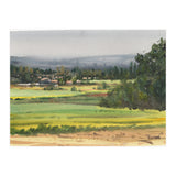 Sunny Landscape Painting Watercolor (Print Only) thumbnail