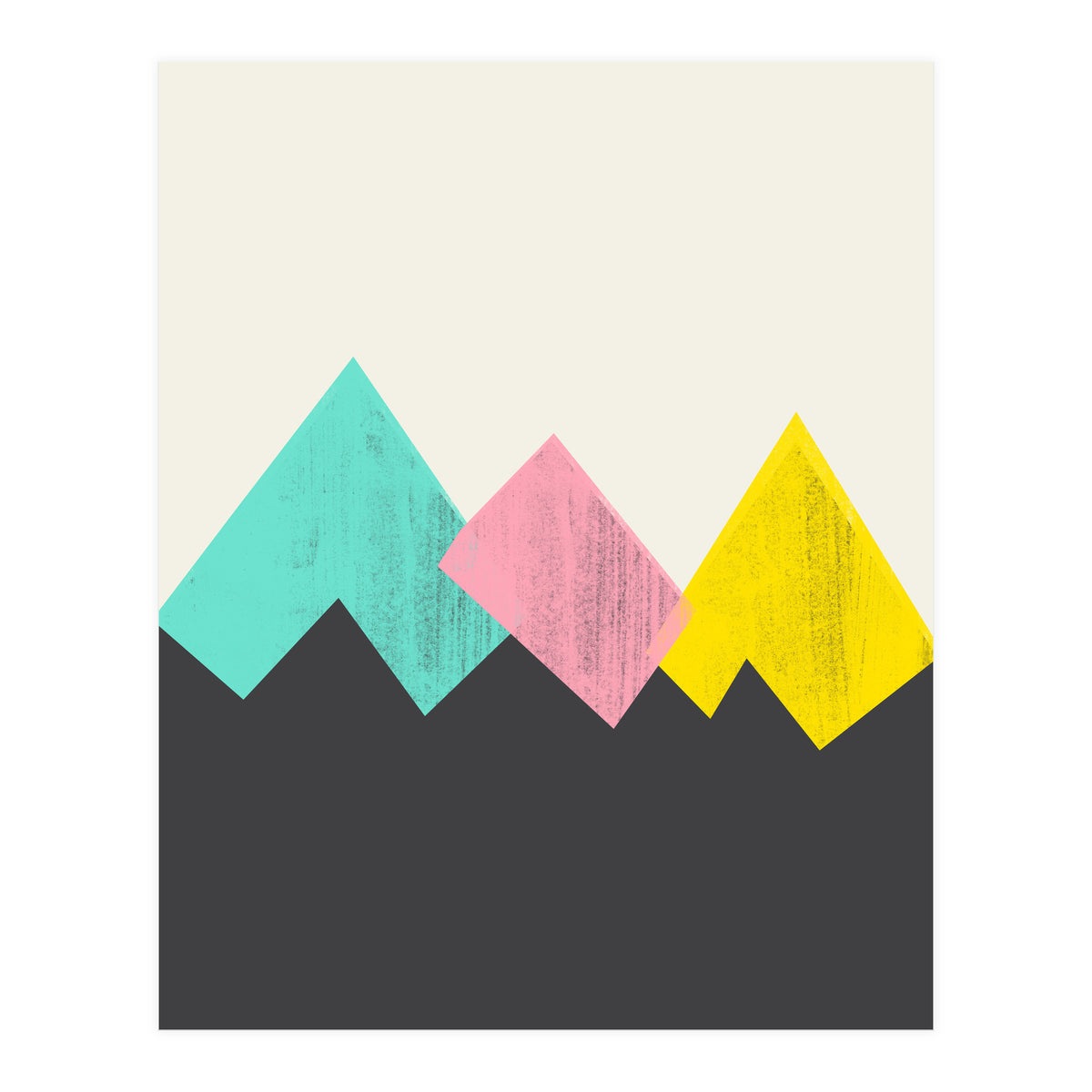 Pastel Mountains III (Print Only)