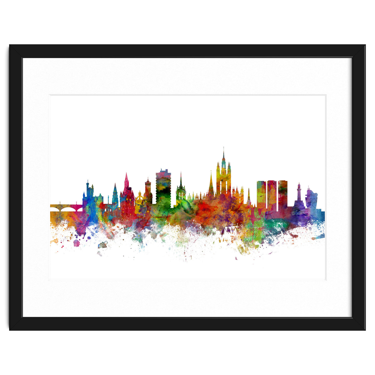 Aberdeen Scotland Skyline