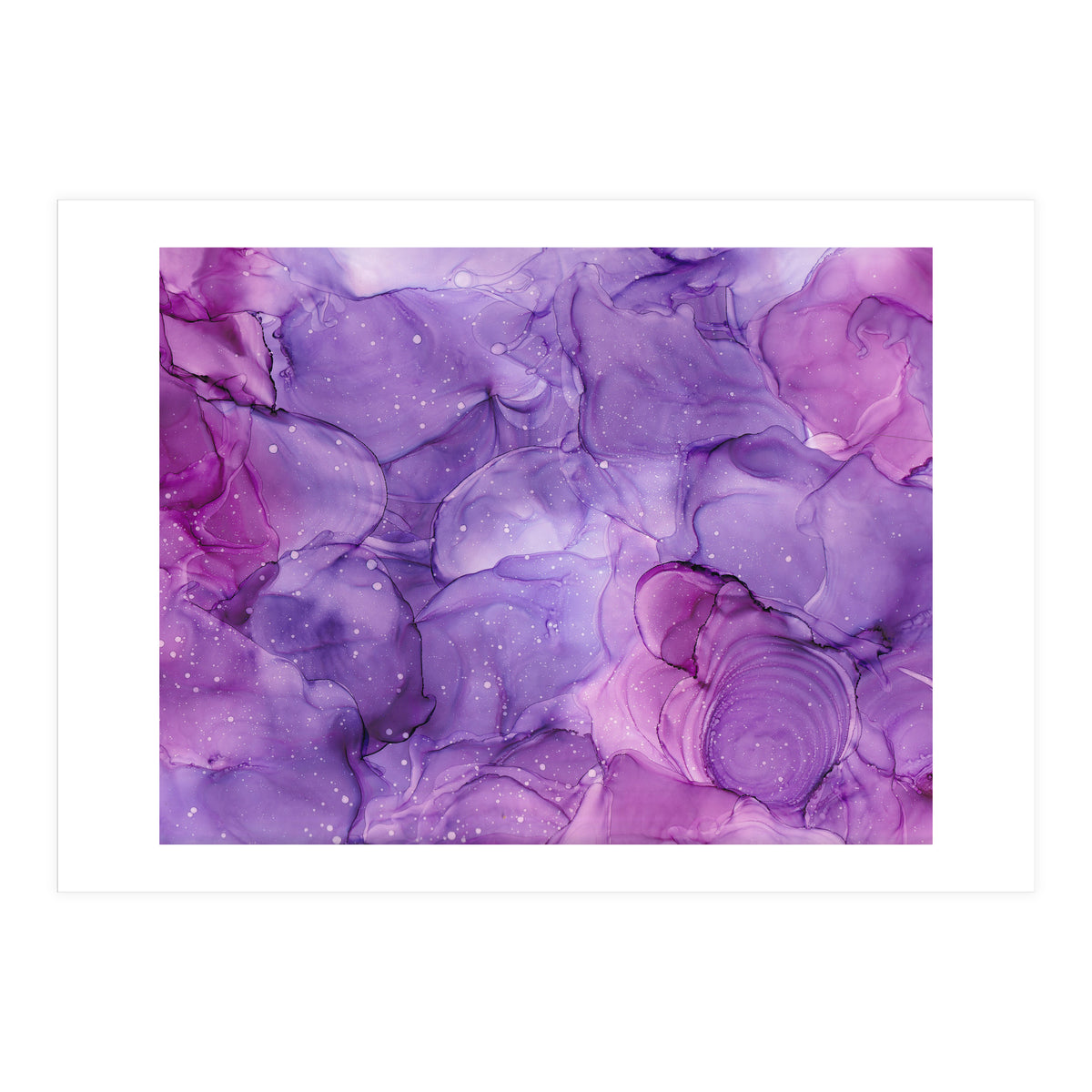 Wild Lilac Hedgerow (Print Only)