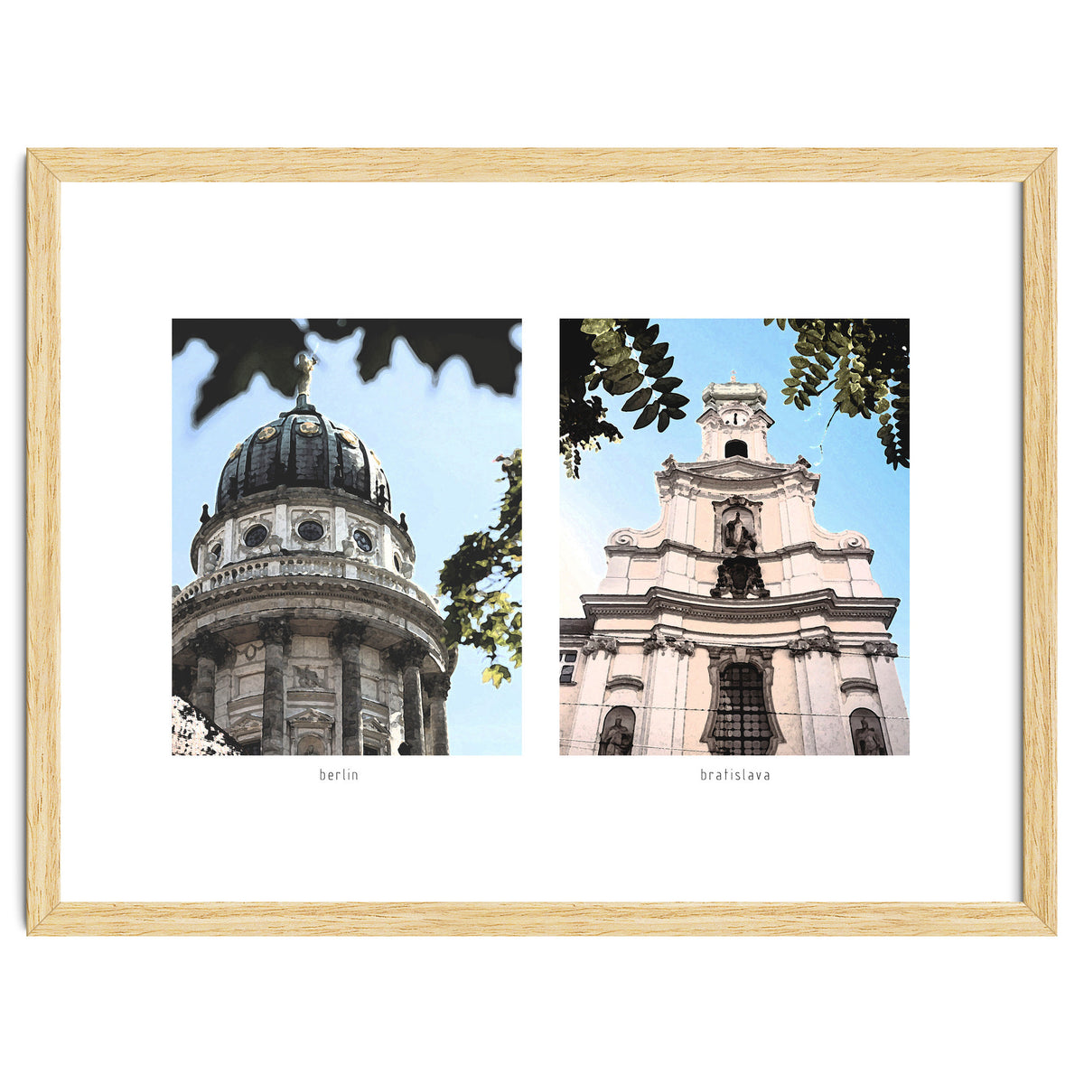 Architectural framing in paints