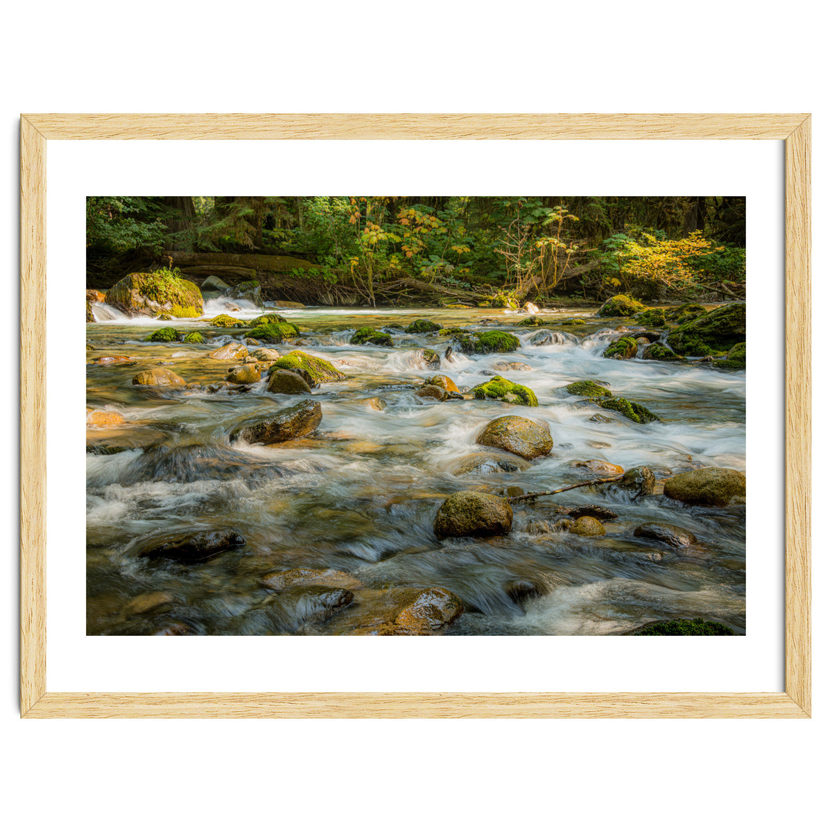 Water Flowing over Rocks