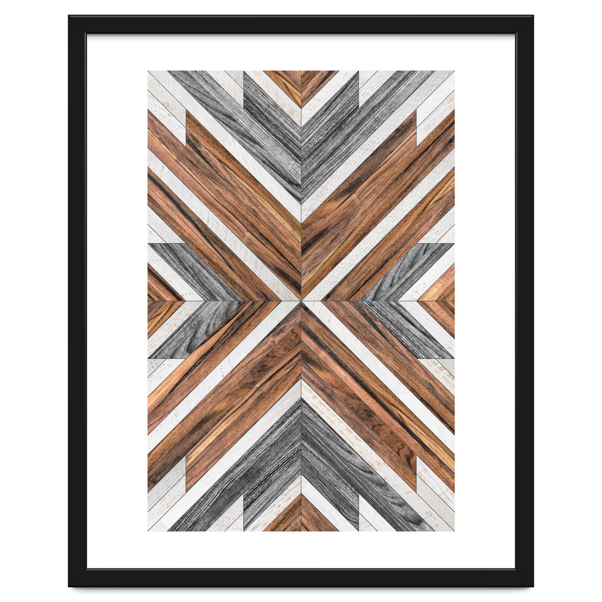 Urban Tribal Pattern No.4 - Wood