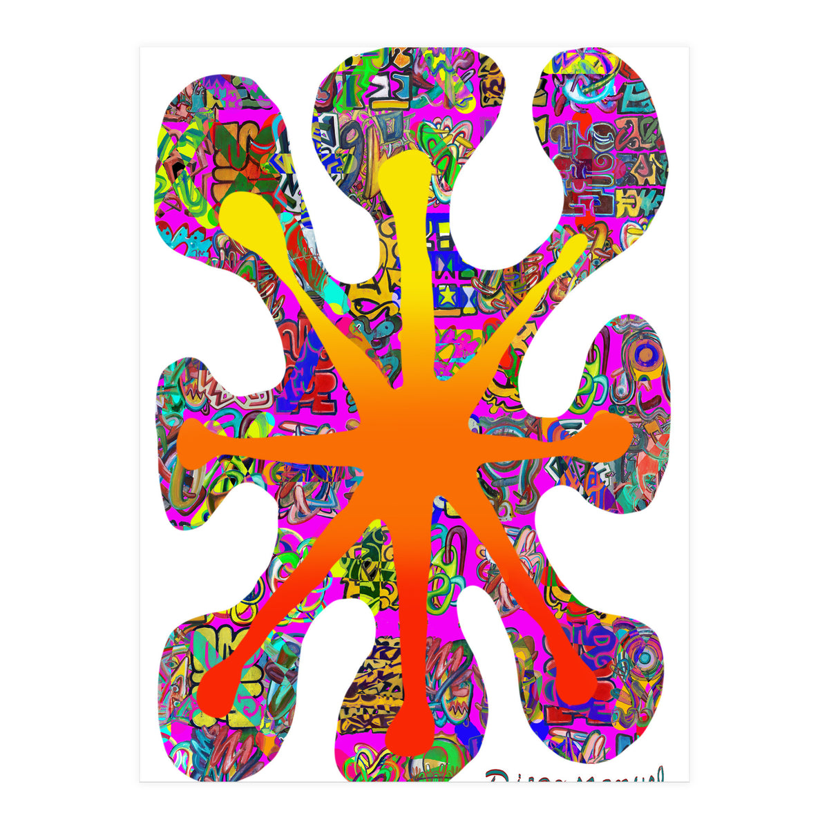 Fuego 44 Copia (Print Only)