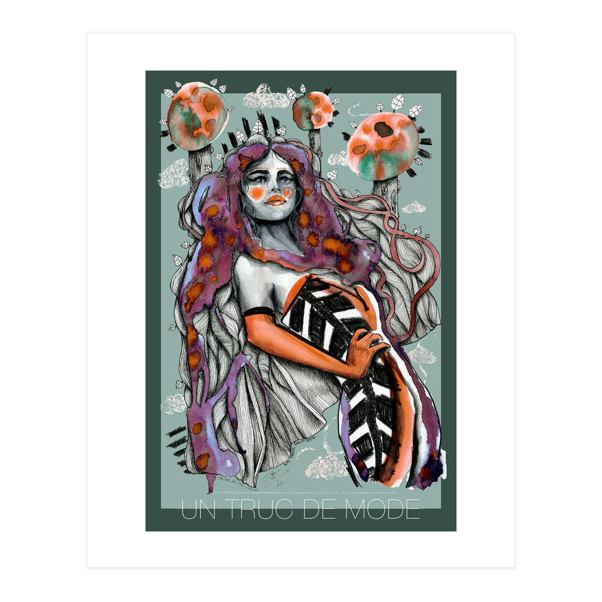 Chloé In The Woods (Print Only)