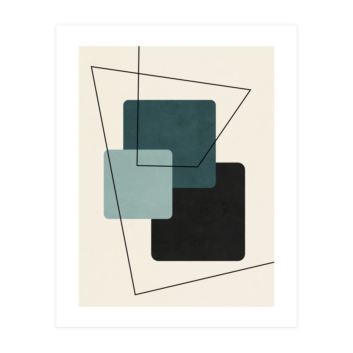 GEOMETRIC SHAPES  - F01 (Print Only)