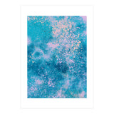 Abstract Watercolor Pink Blue (Print Only) thumbnail