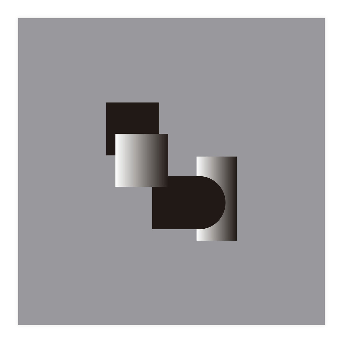 Abstract modern BW30 (Print Only)