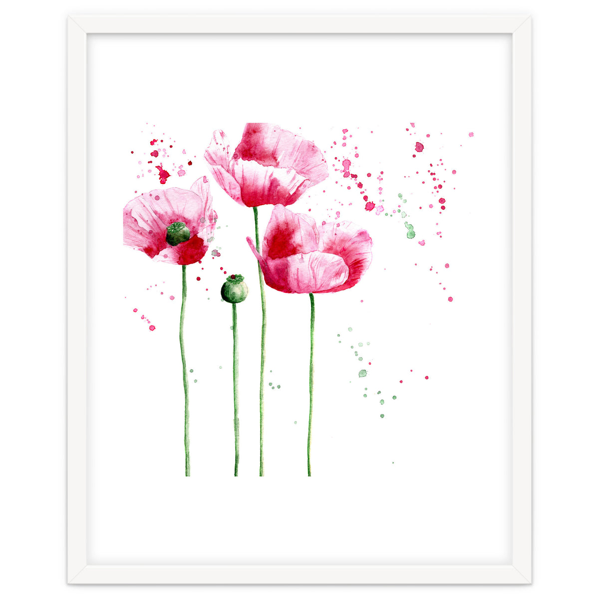 Poppies || watercolor