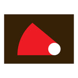 Geometric Shapes No. 51 - red & brown (Print Only) thumbnail