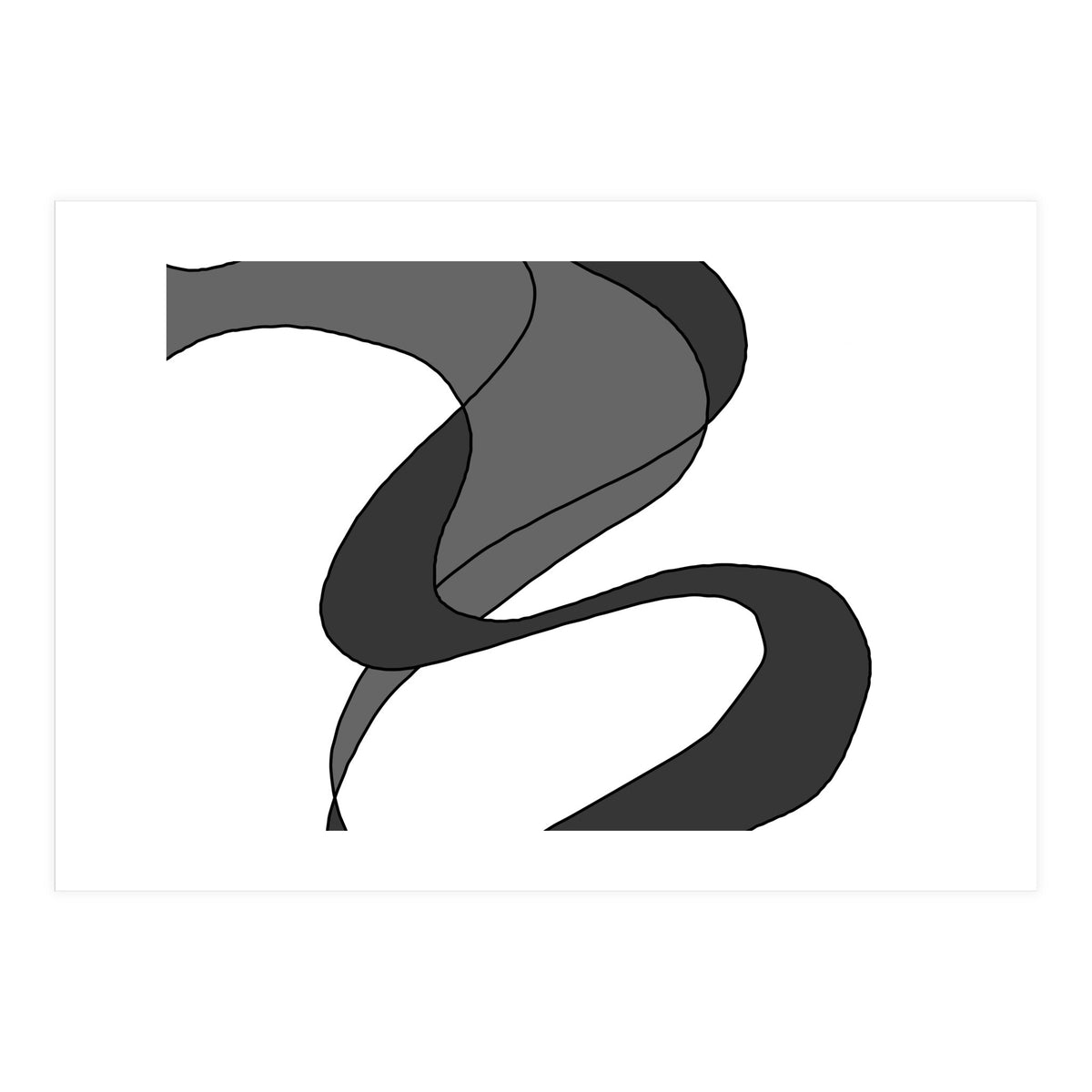 Grey Waves 10 (Print Only)