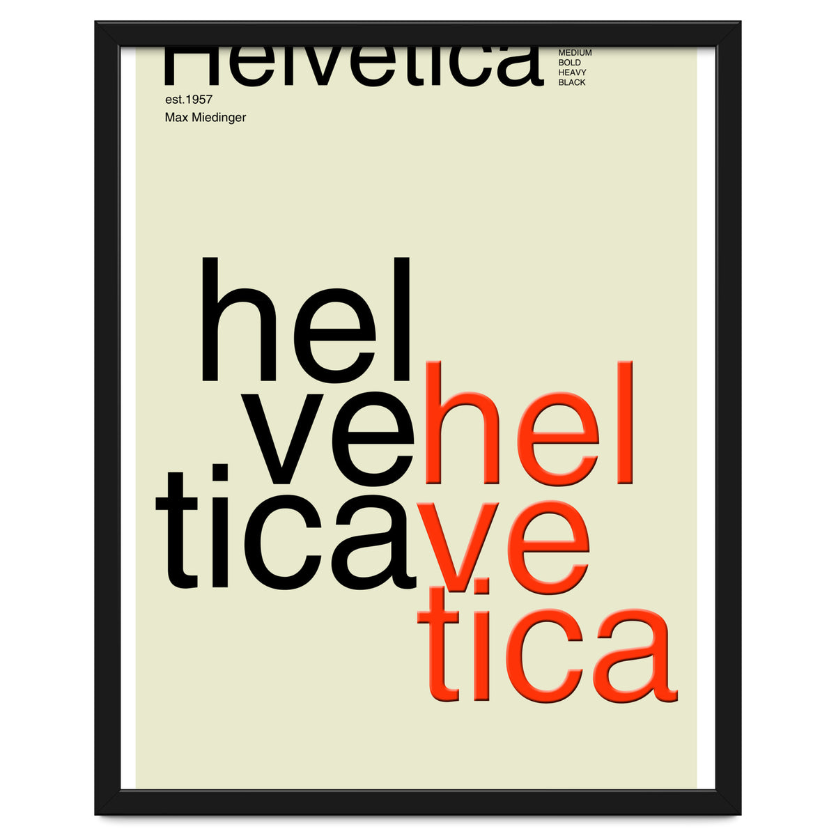 Helvetica Font Design