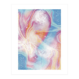Pastel Pink Blue Space Marbling (Print Only) thumbnail