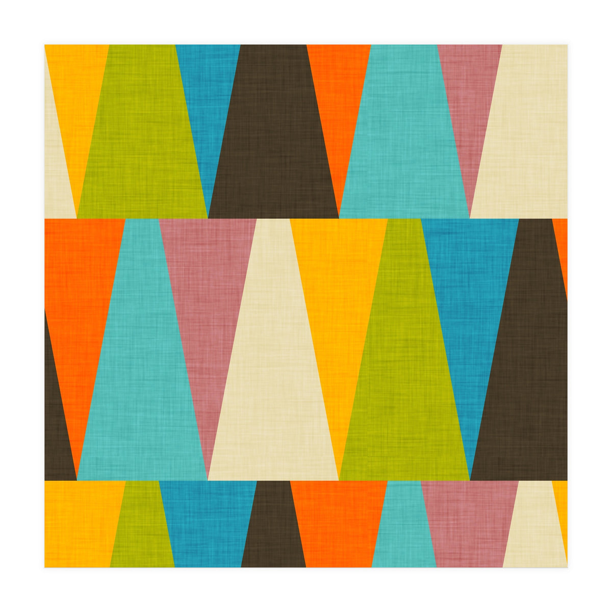 Retro Color Block Triangle (Print Only)