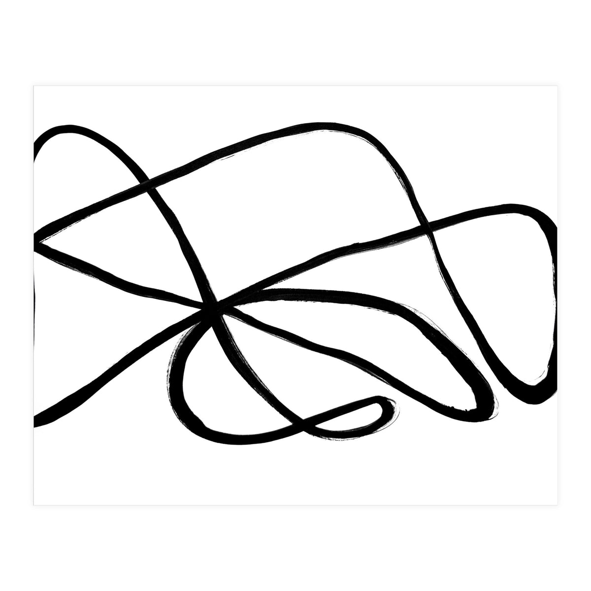 Black and White Line Art #2 (Print Only)