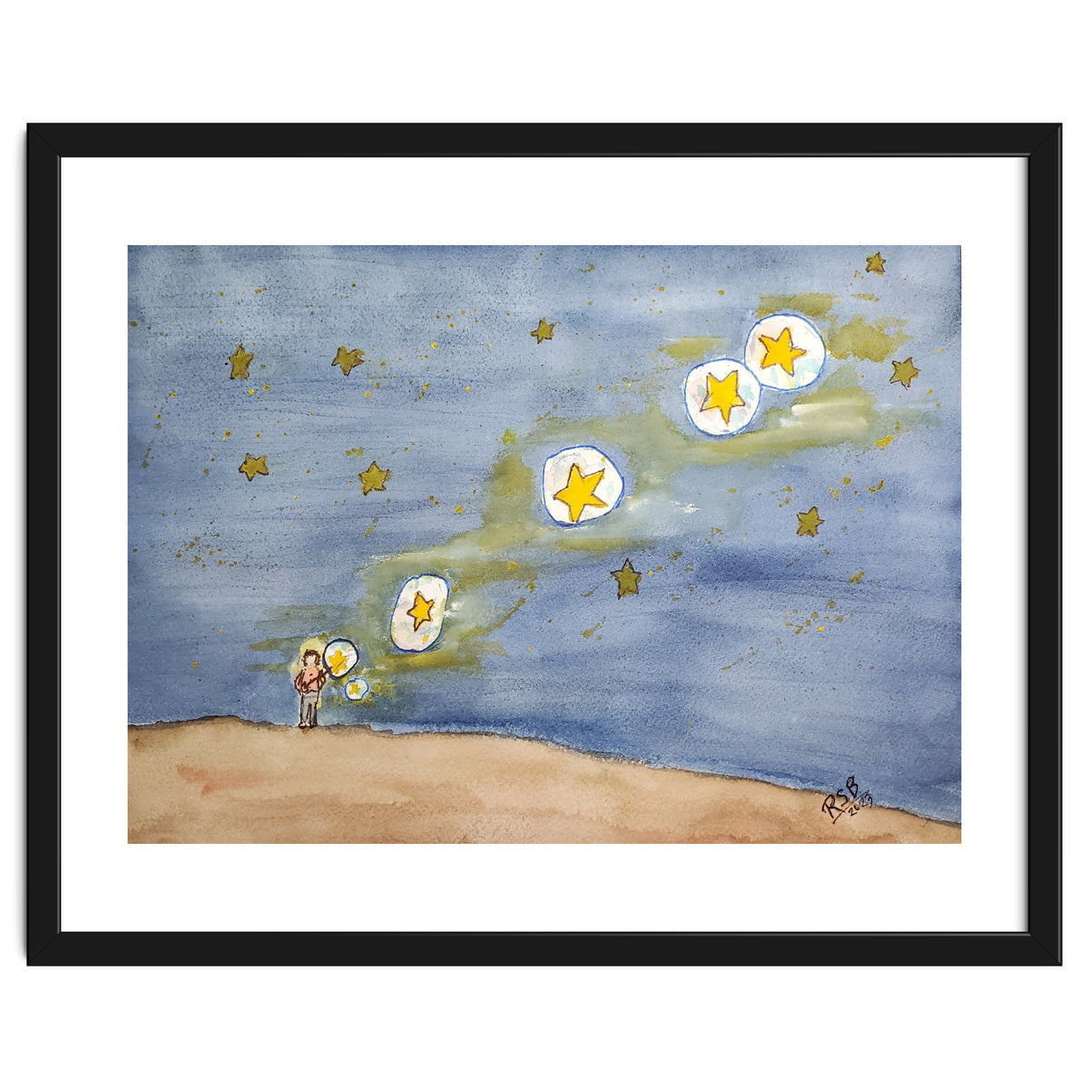 He Dipped the Bubble Wand, Waved his Arm, and Filled the Sky With Stars