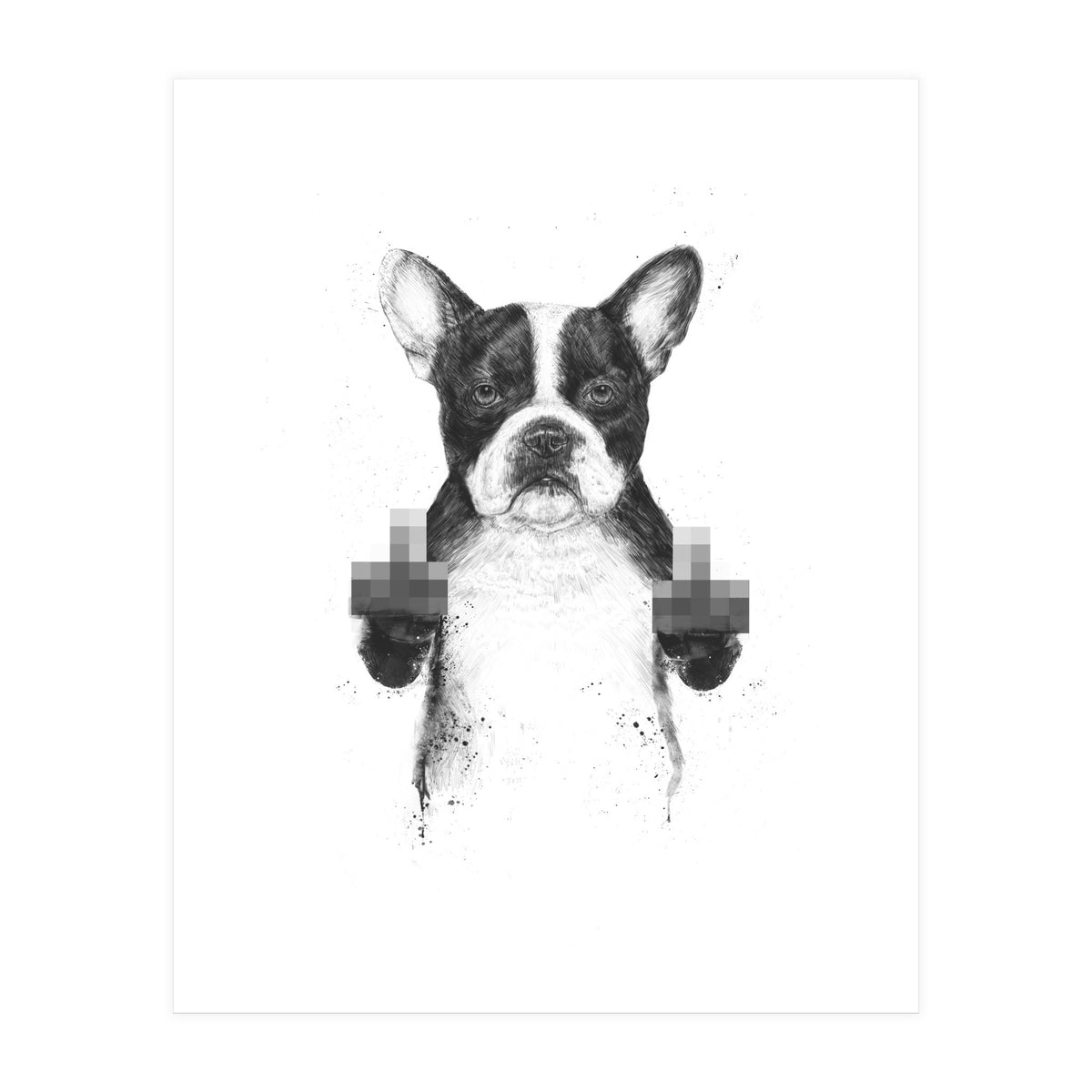 Censored Dog (Print Only)