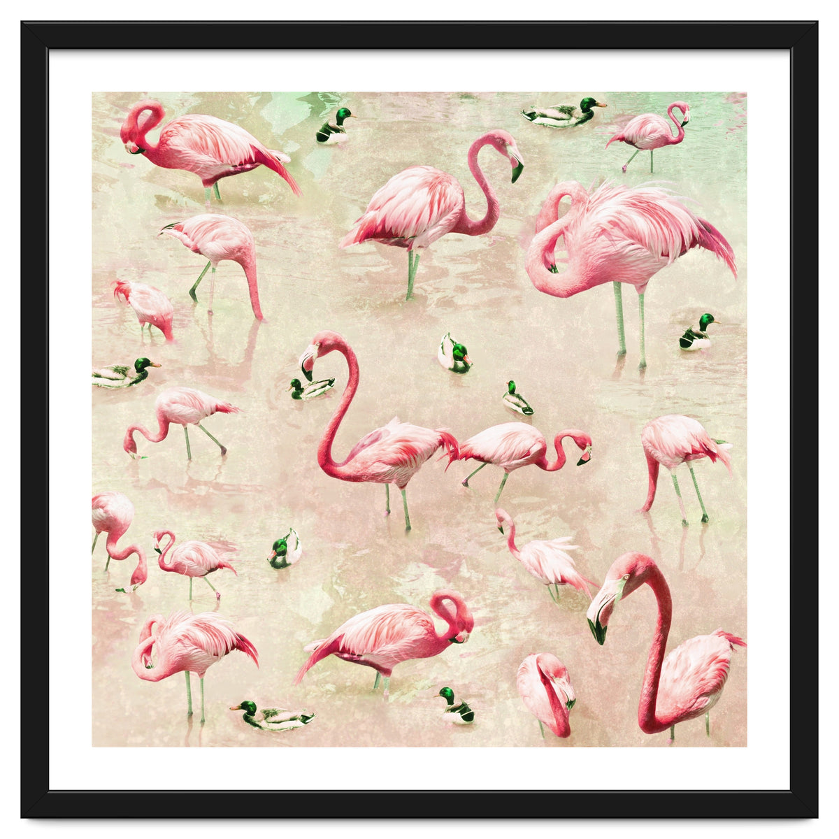 Flamingos Vintage Pink