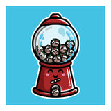 Kawaii Cute Christmas Pudding Gumball Machine (Print Only) thumbnail