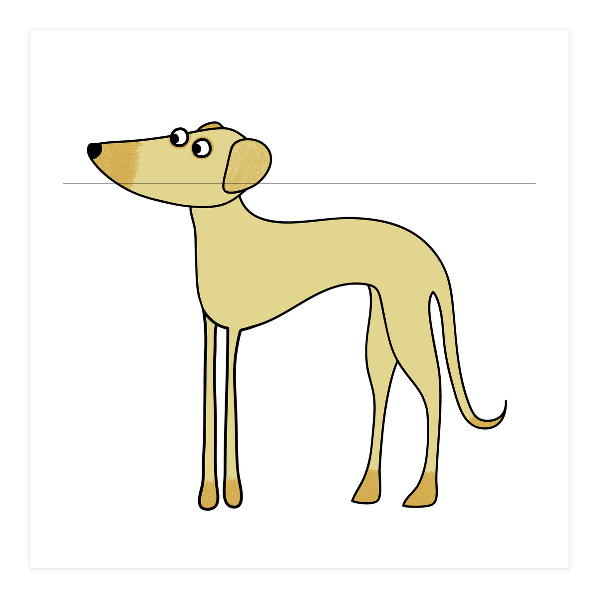 Sloughi Dog (Print Only)