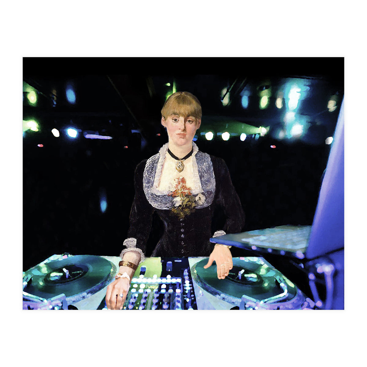 A Dj At The Foliesbergre (Print Only)