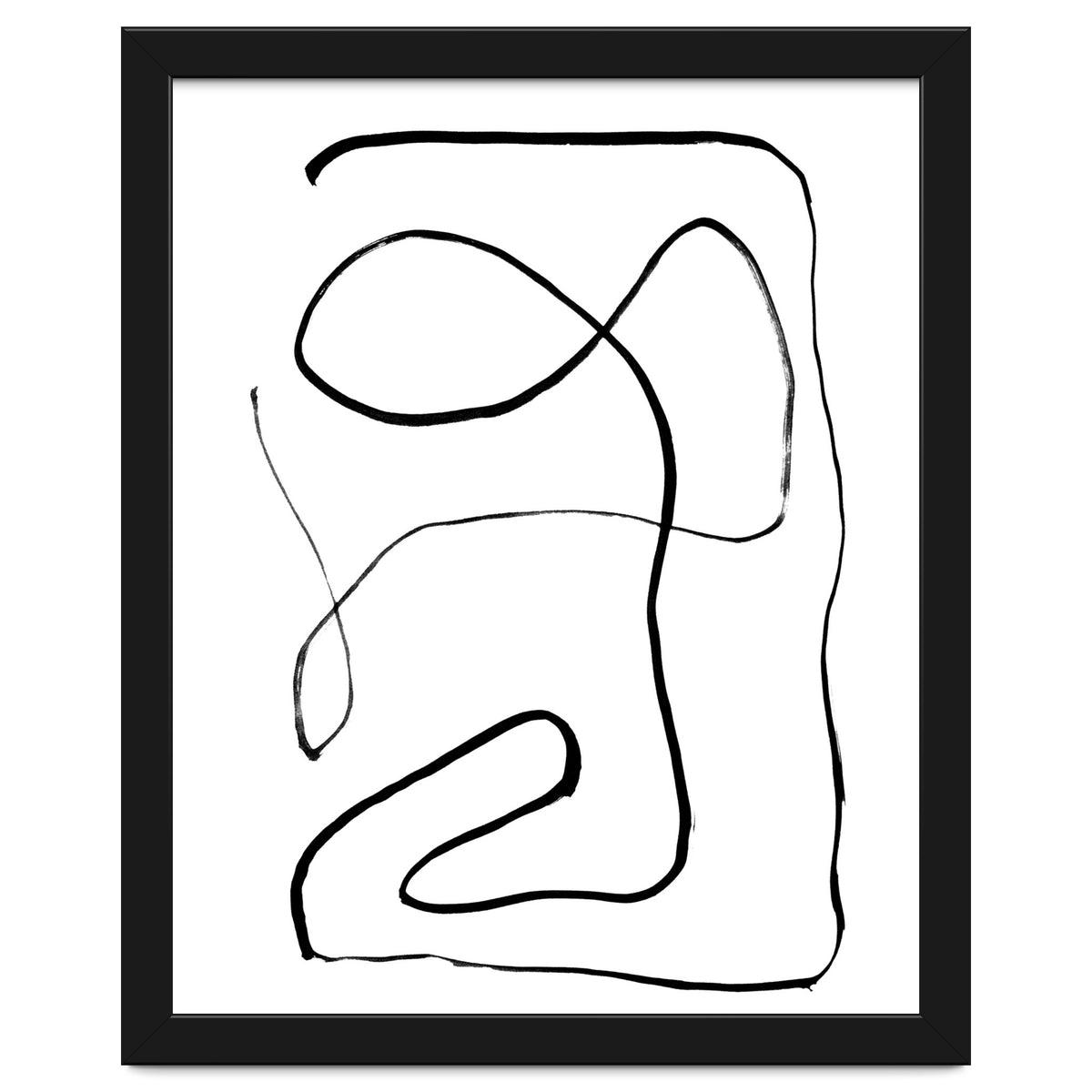 Mid-Century Line Art Print #2