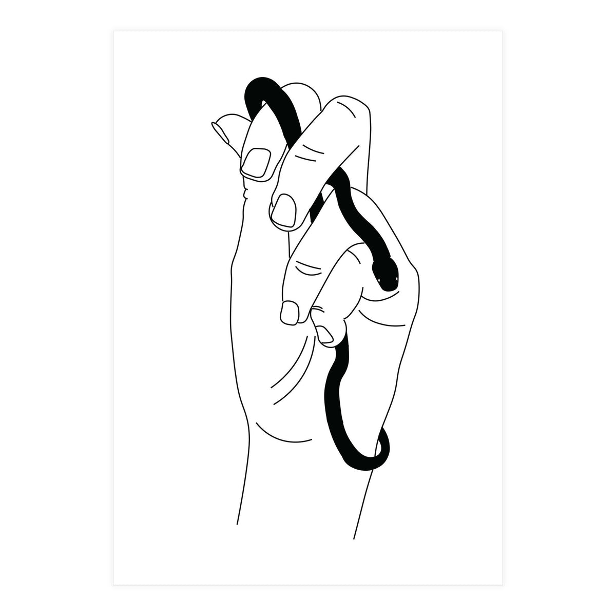 Snake Palm 2 (Print Only)