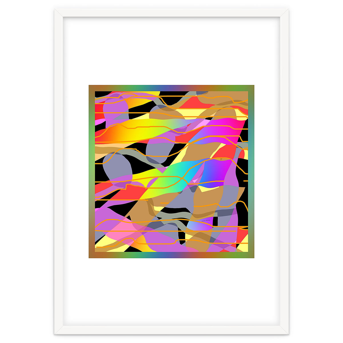 ABSTRACT COLOR BANDS