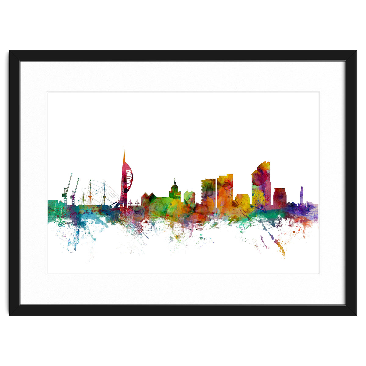 Portsmouth England Skyline