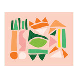 Watermelon Punch Abstract Art (Print Only) thumbnail