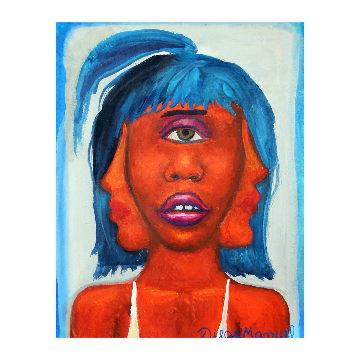 Cabeza De Mujer 8 (Print Only)